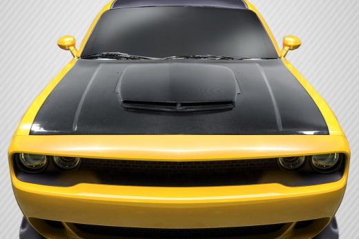 Carbon Creations T/A Style Hood 08-up Dodge Challenger - Click Image to Close